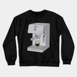 Espresso and Cappuccino Machine Crewneck Sweatshirt